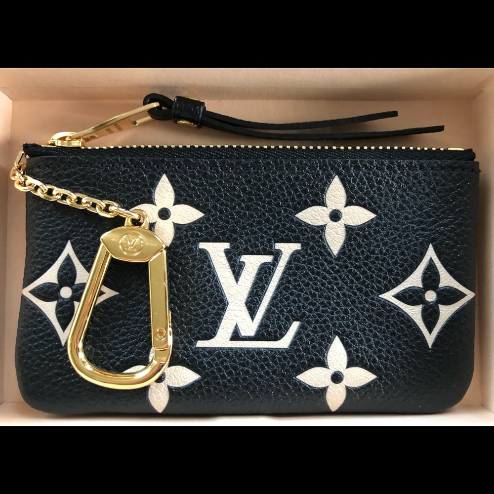 Louis Vuitton M80885 Bicolor KEY CLES POUCH Wallet TY2291 date code.